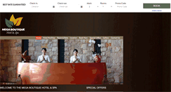 Desktop Screenshot of megaboutiquehotel.com