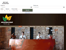 Tablet Screenshot of megaboutiquehotel.com